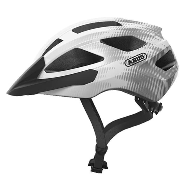 ABUS Macator - white silver Helm