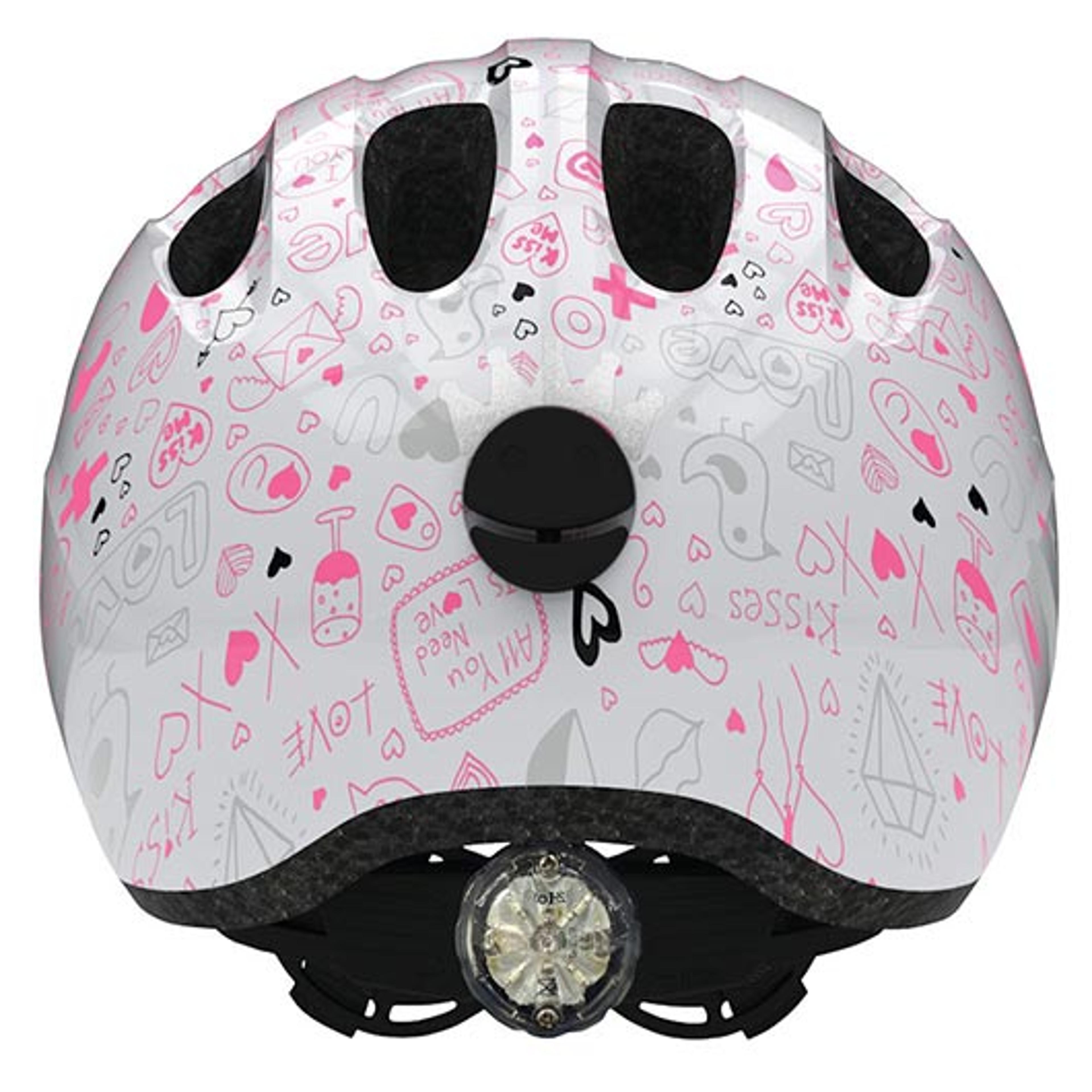 ABUS Smiley 2.1 white crush Kinderhelm (weiss) 3