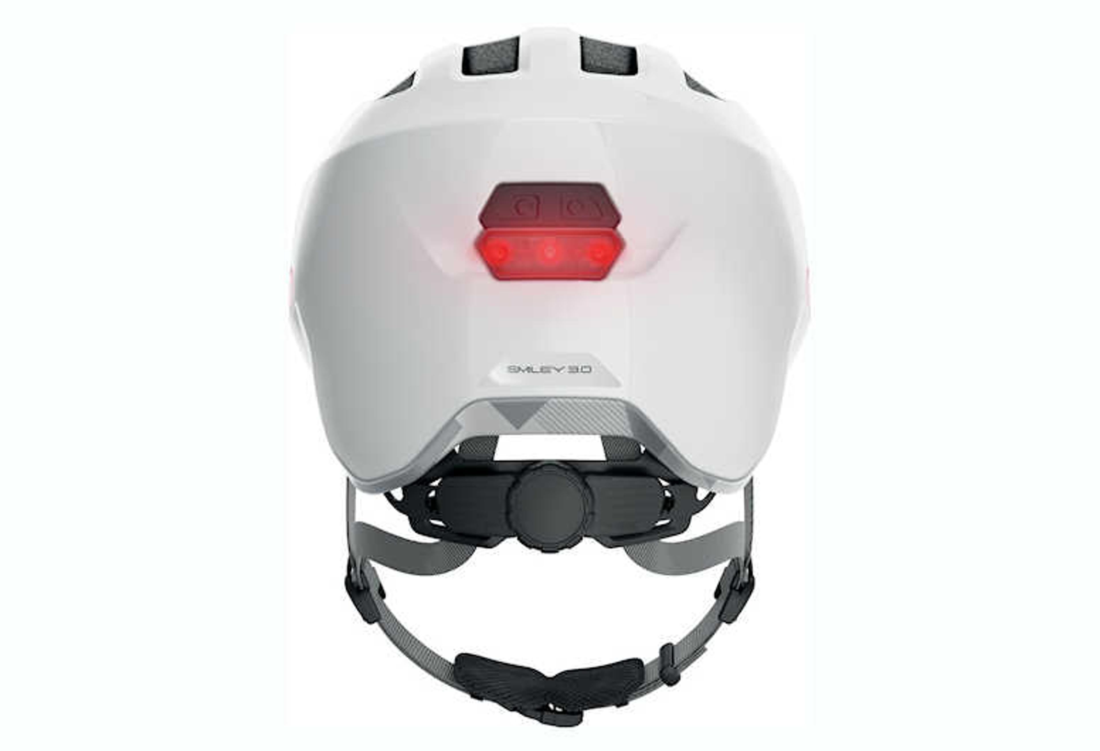 ABUS Smiley 3.0 ACE LED - shiny white Kinderhelm (weiss) 3