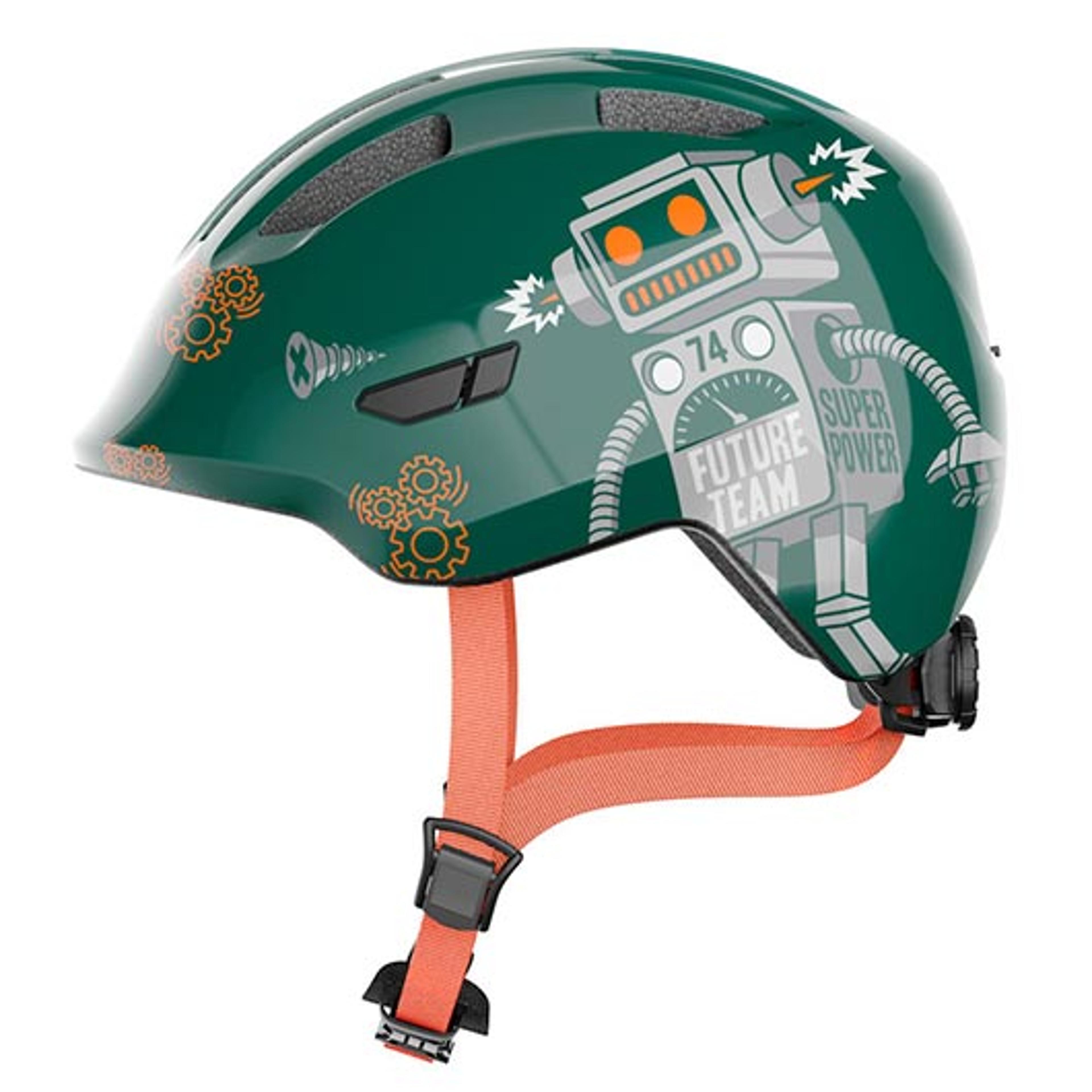 ABUS Smiley 3.0 green robo Kinderhelm (grün) 1