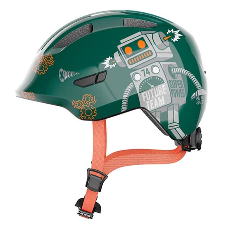 ABUS Smiley 3.0 green robo Kinderhelm