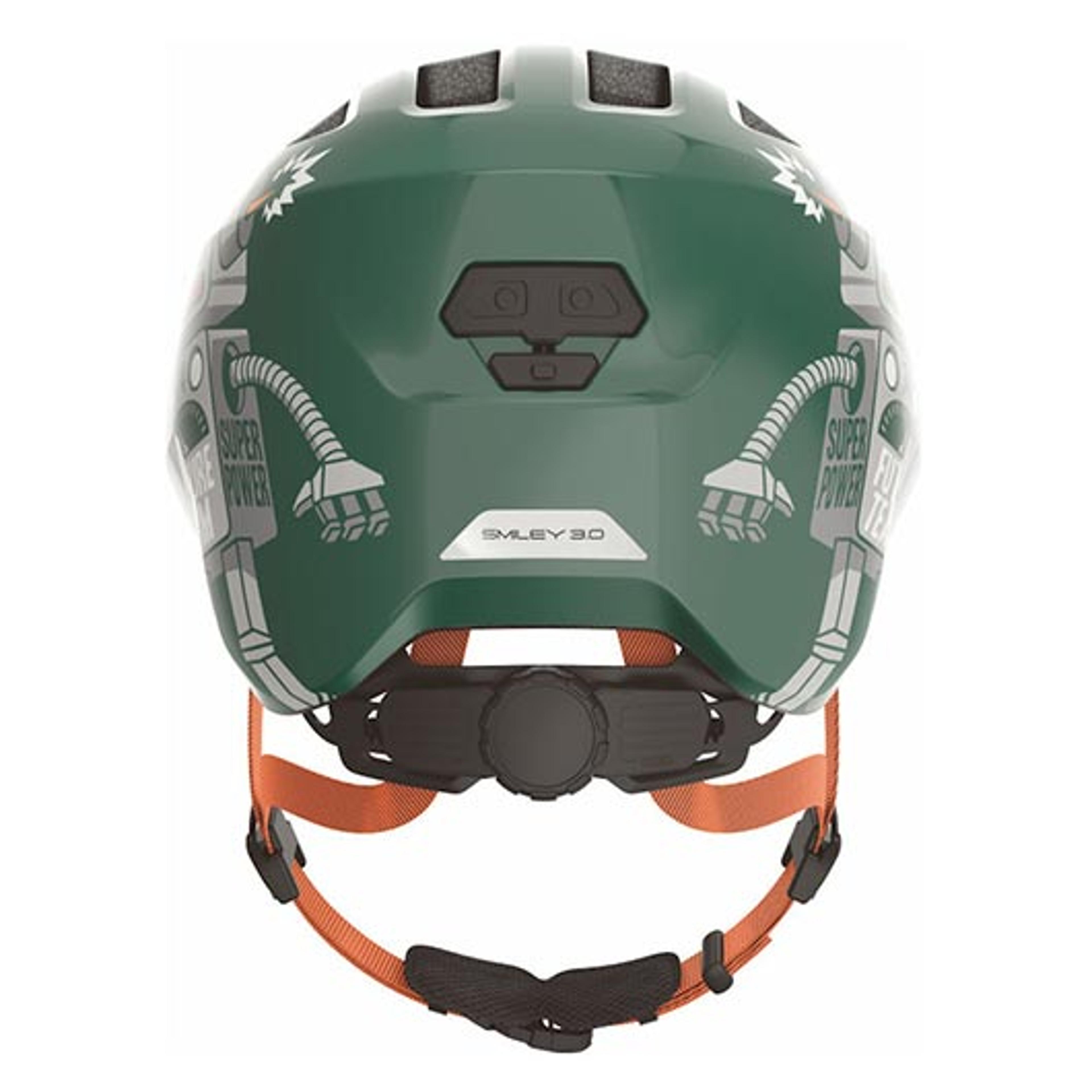 ABUS Smiley 3.0 green robo Kinderhelm (grün) 3