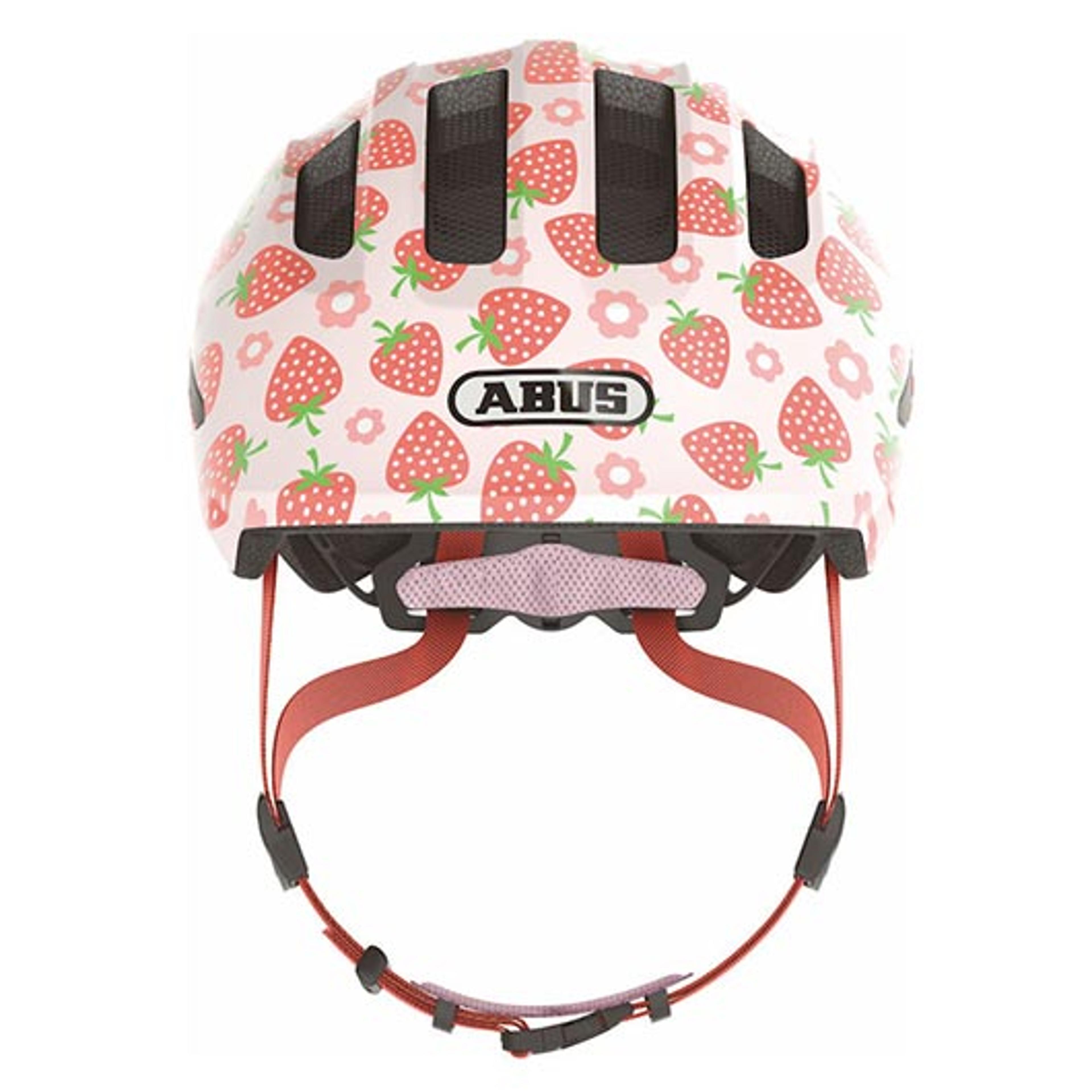 ABUS Smiley 3.0 LED rose strawberry Kinderhelm (rosa) 2