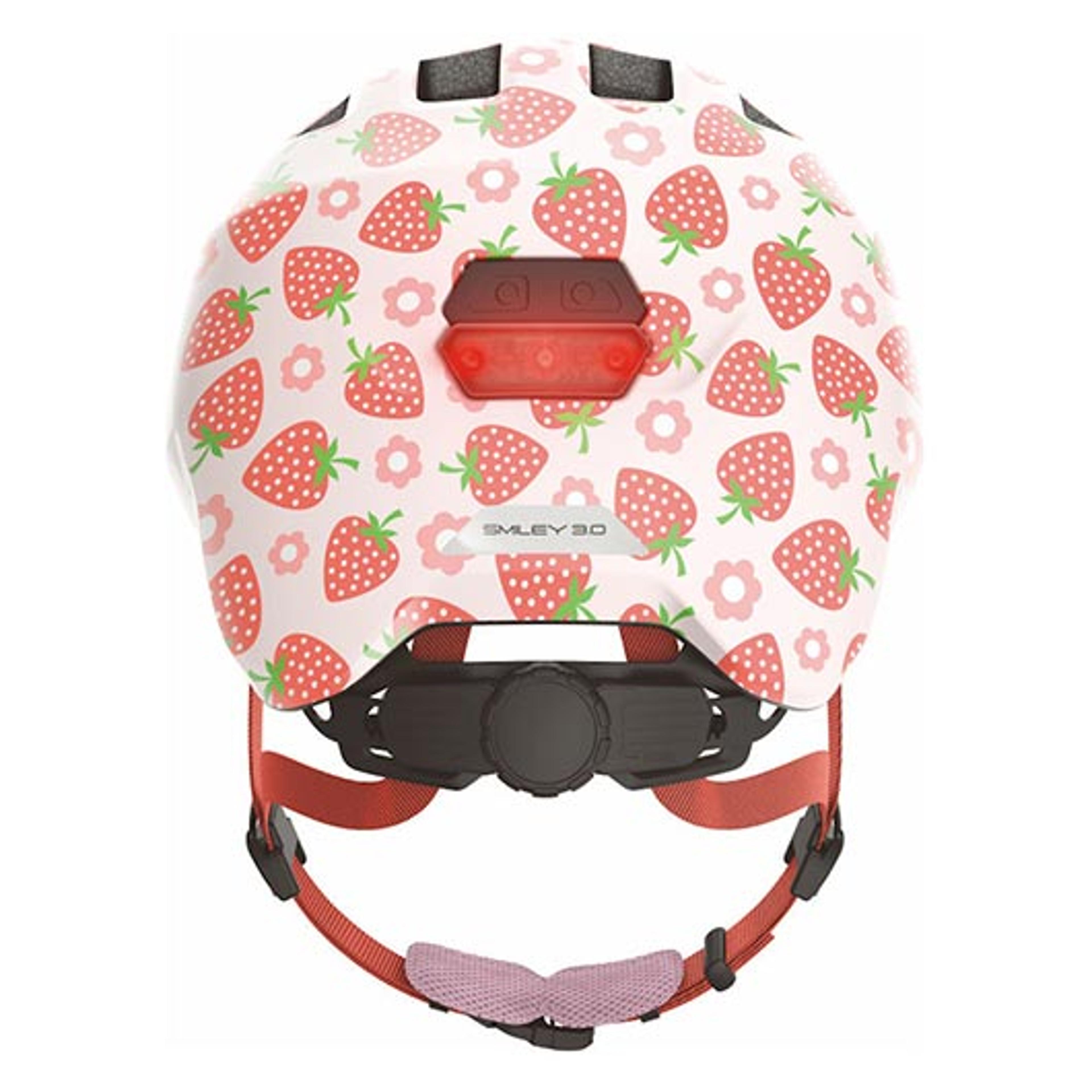 ABUS Smiley 3.0 LED rose strawberry Kinderhelm (rosa) 3