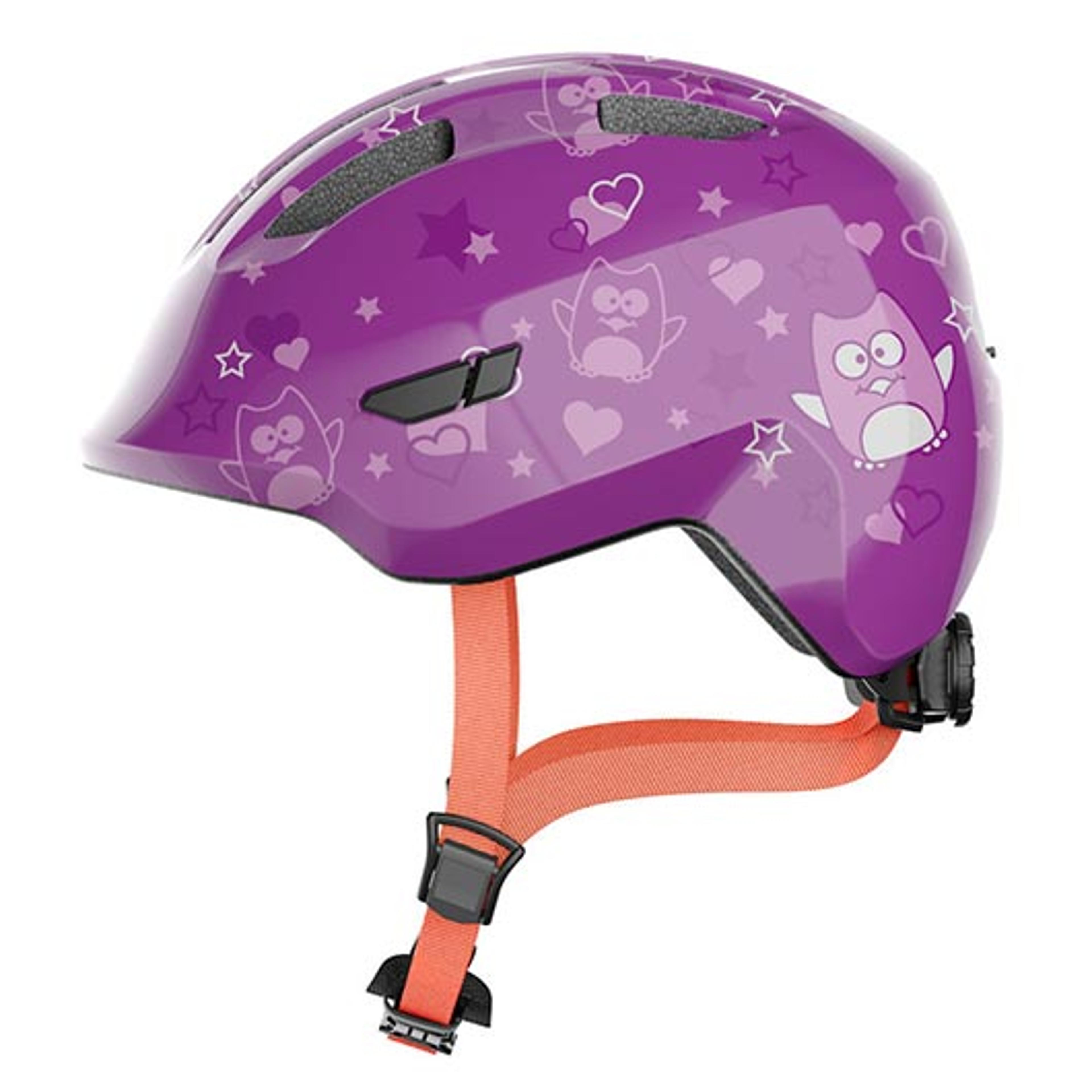ABUS Smiley 3.0 purple star Kinderhelm (lila) 1
