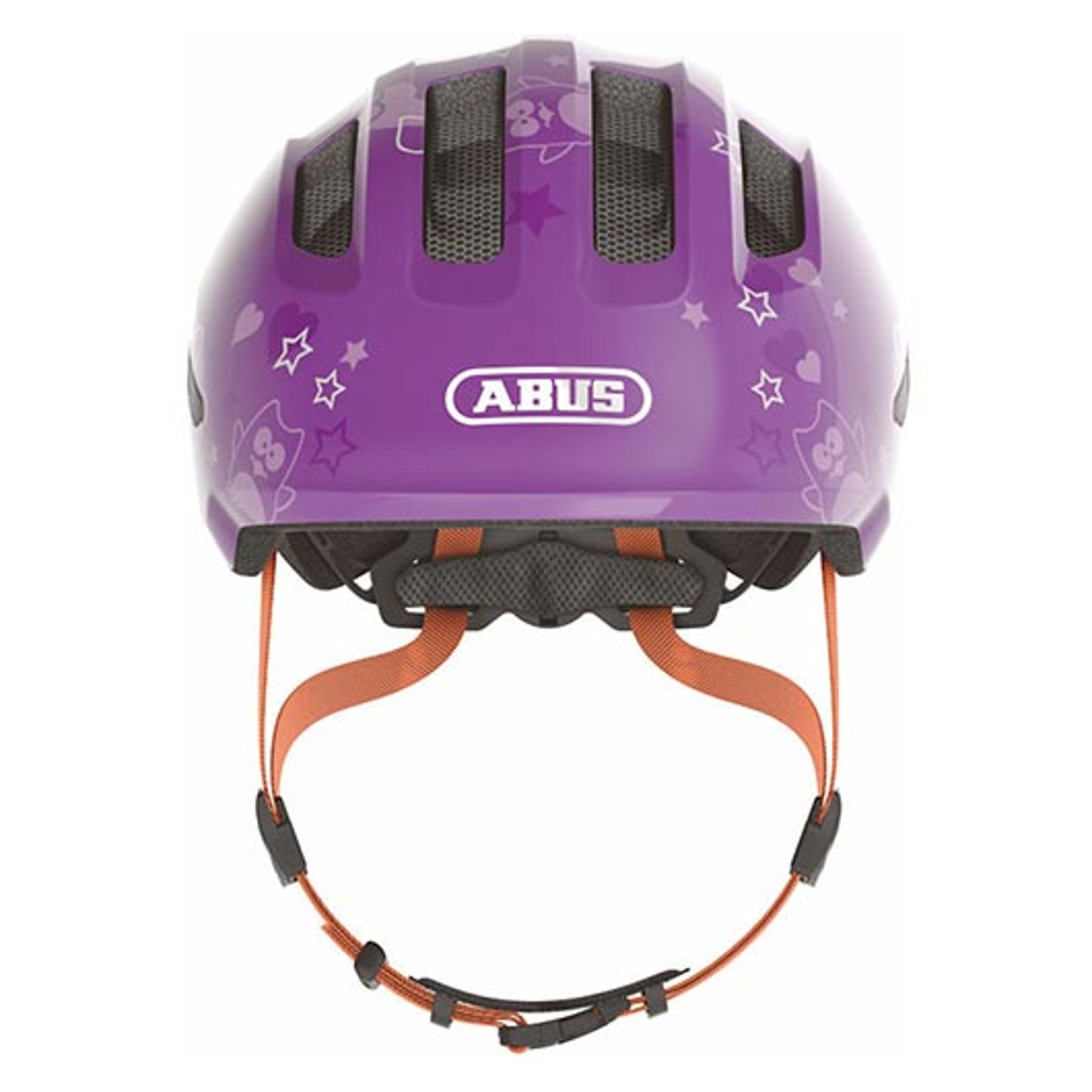 ABUS Smiley 3.0 purple star Kinderhelm (lila) 2