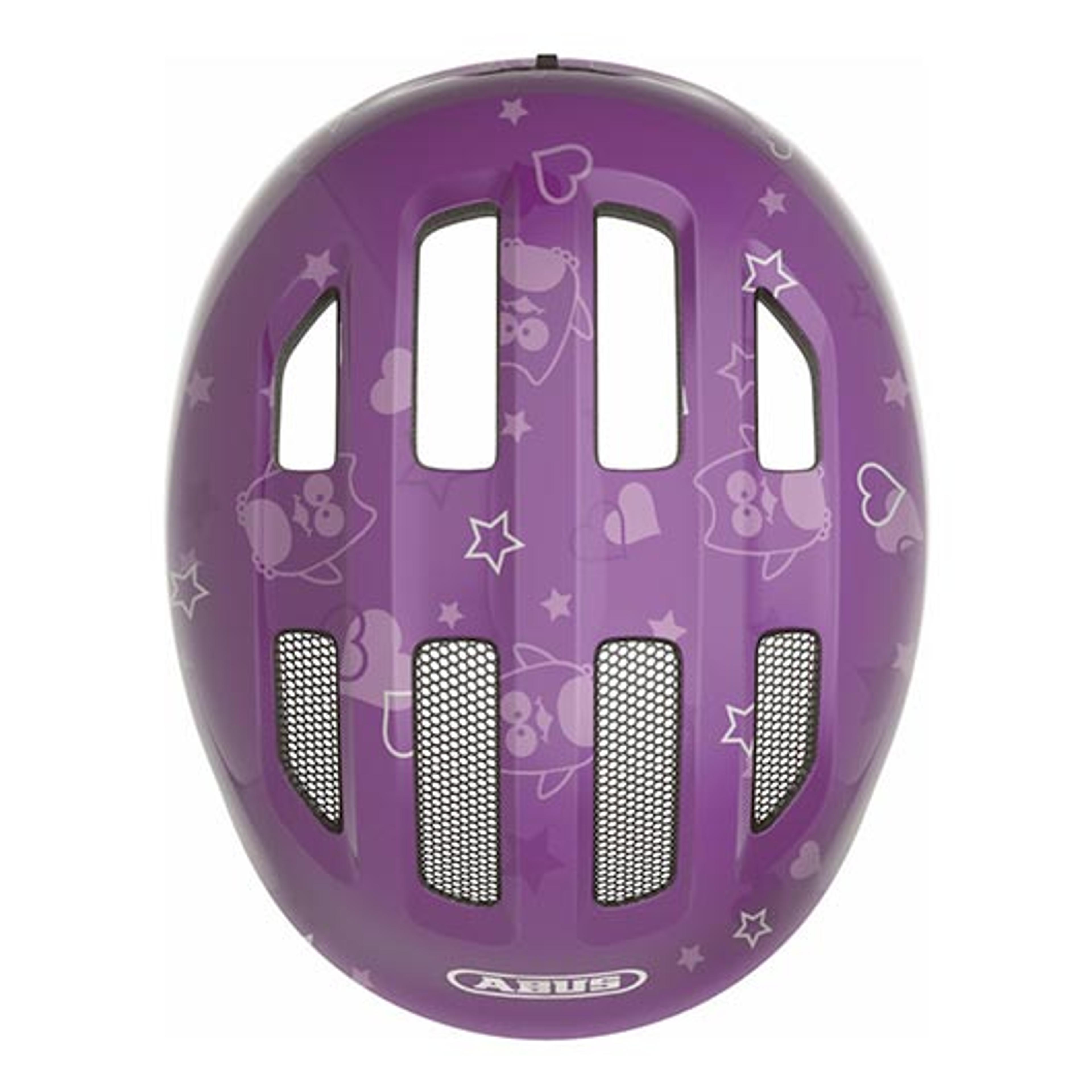 ABUS Smiley 3.0 purple star Kinderhelm (lila) 4