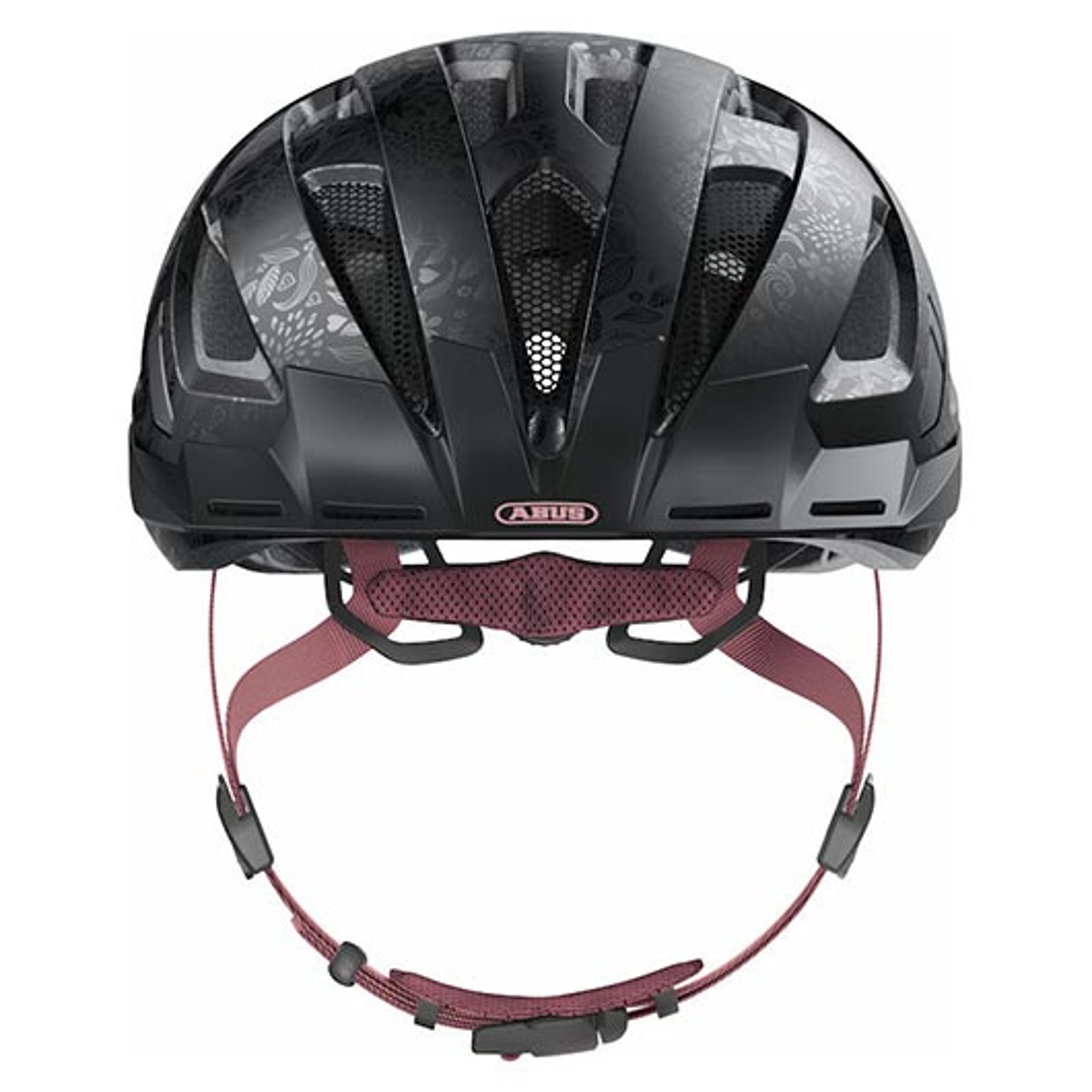 ABUS Urban-I 3.0 flower art Helm (schwarz) 2