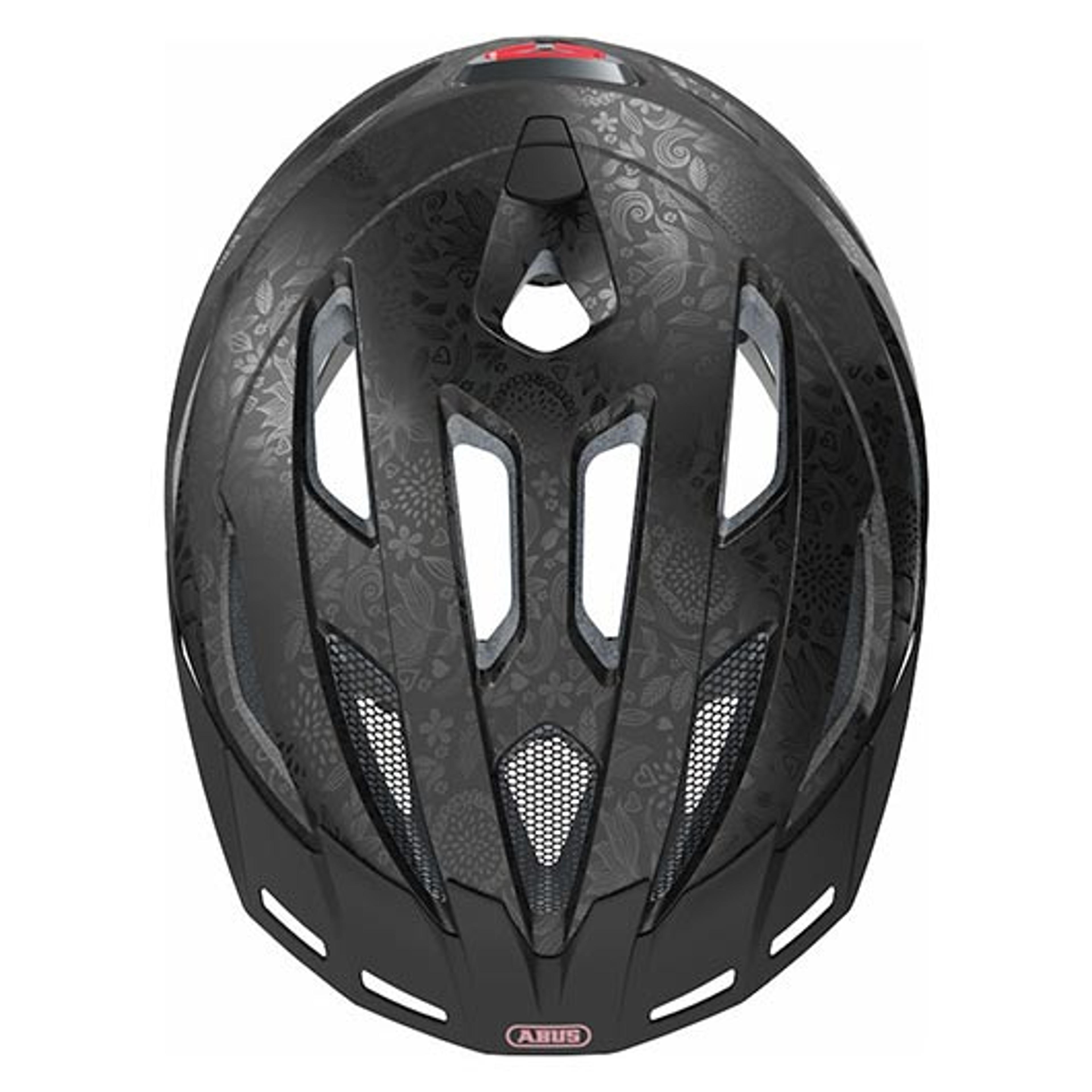 ABUS Urban-I 3.0 flower art Helm (schwarz) 4