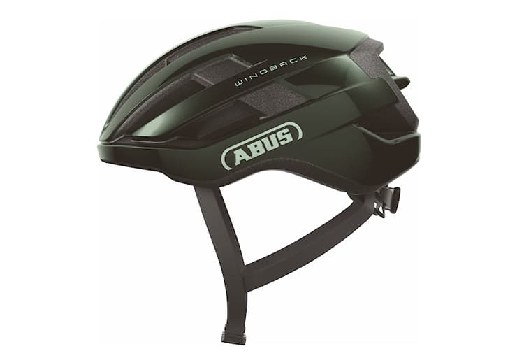 ABUS WingBack moss green Helm