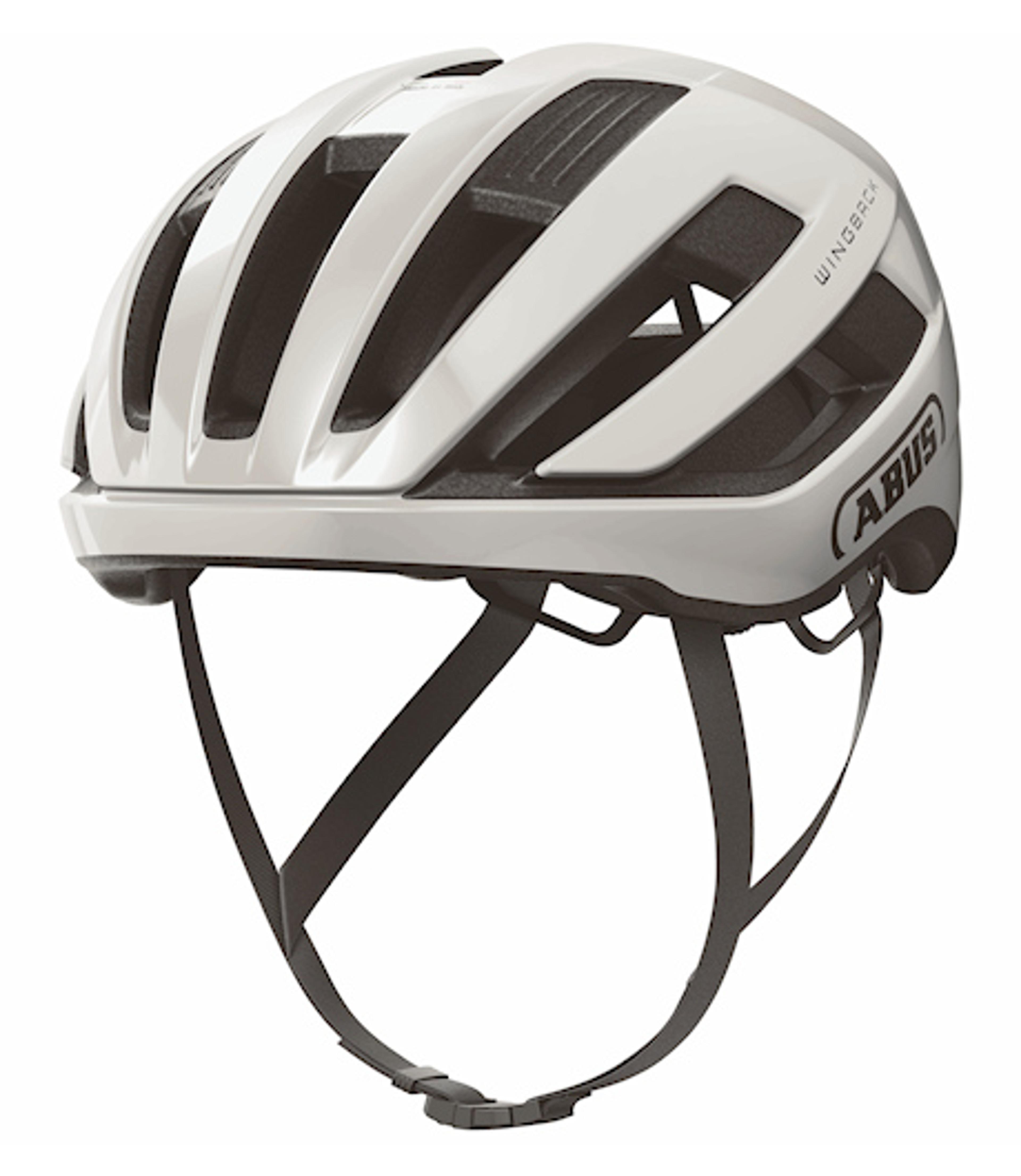 ABUS WingBack shiny white Helm (weiss) 4