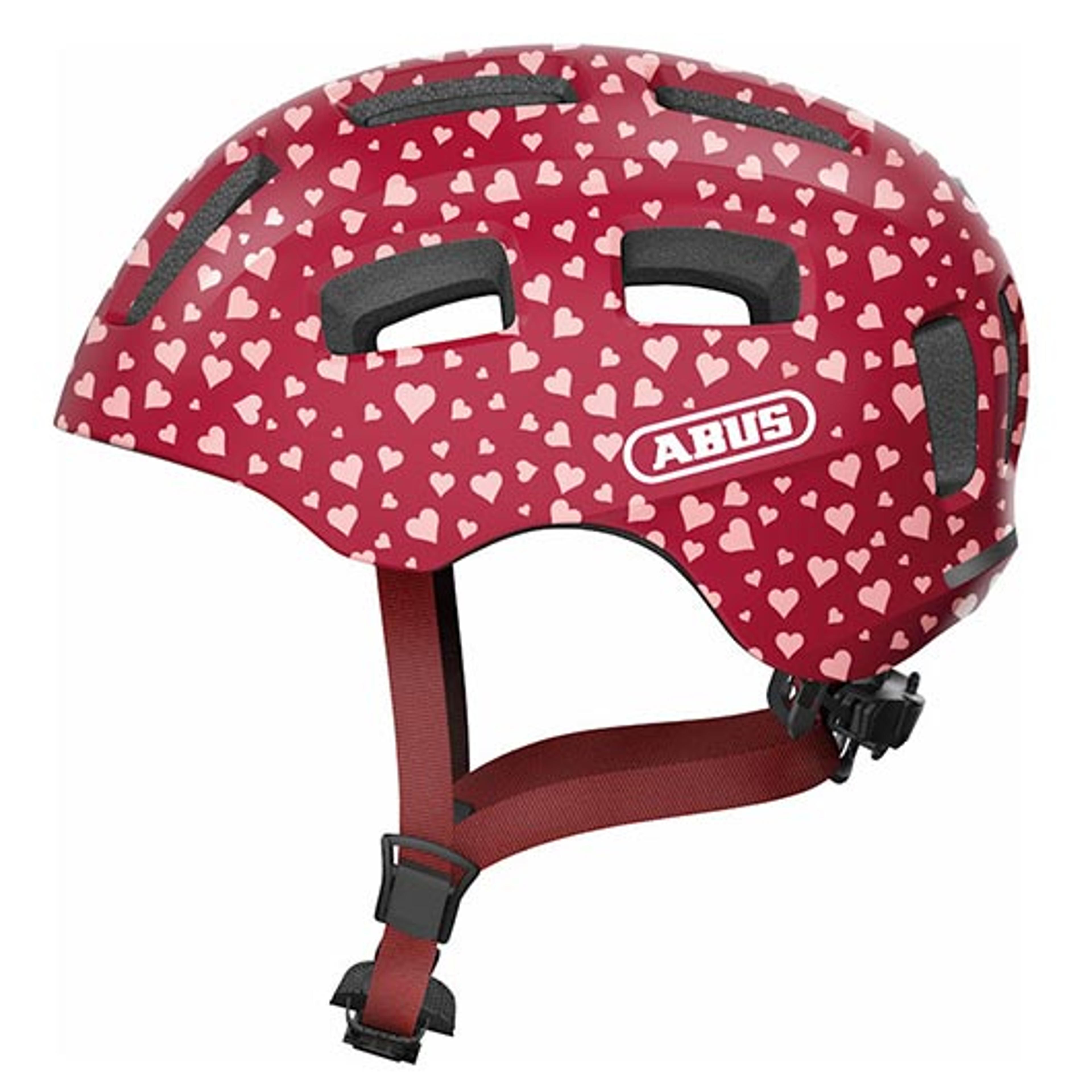 ABUS Youn-I 2.0 cherry heart Kinderhelm (rot) 1
