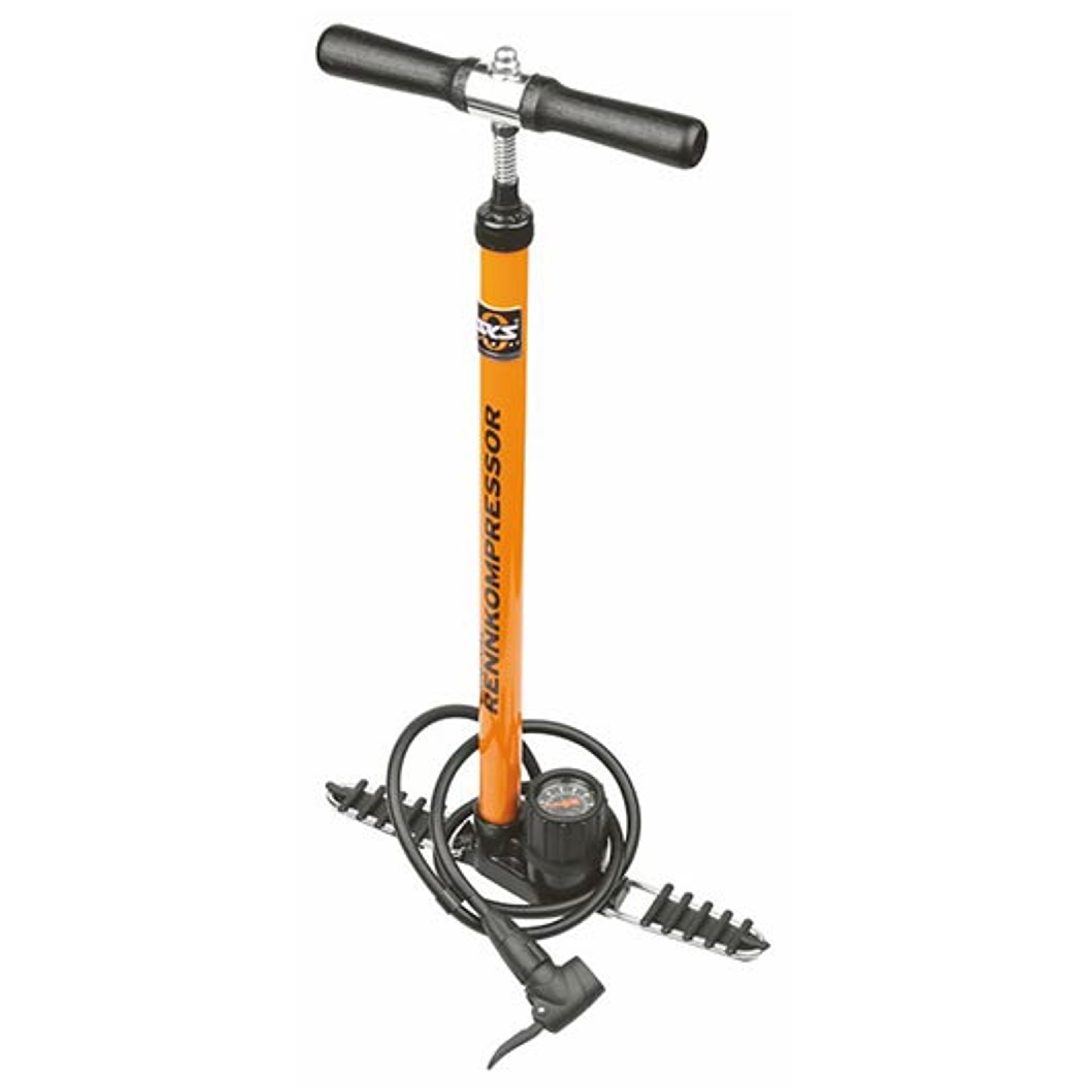 SKS Rennkompressor Standpumpe (orange) 2