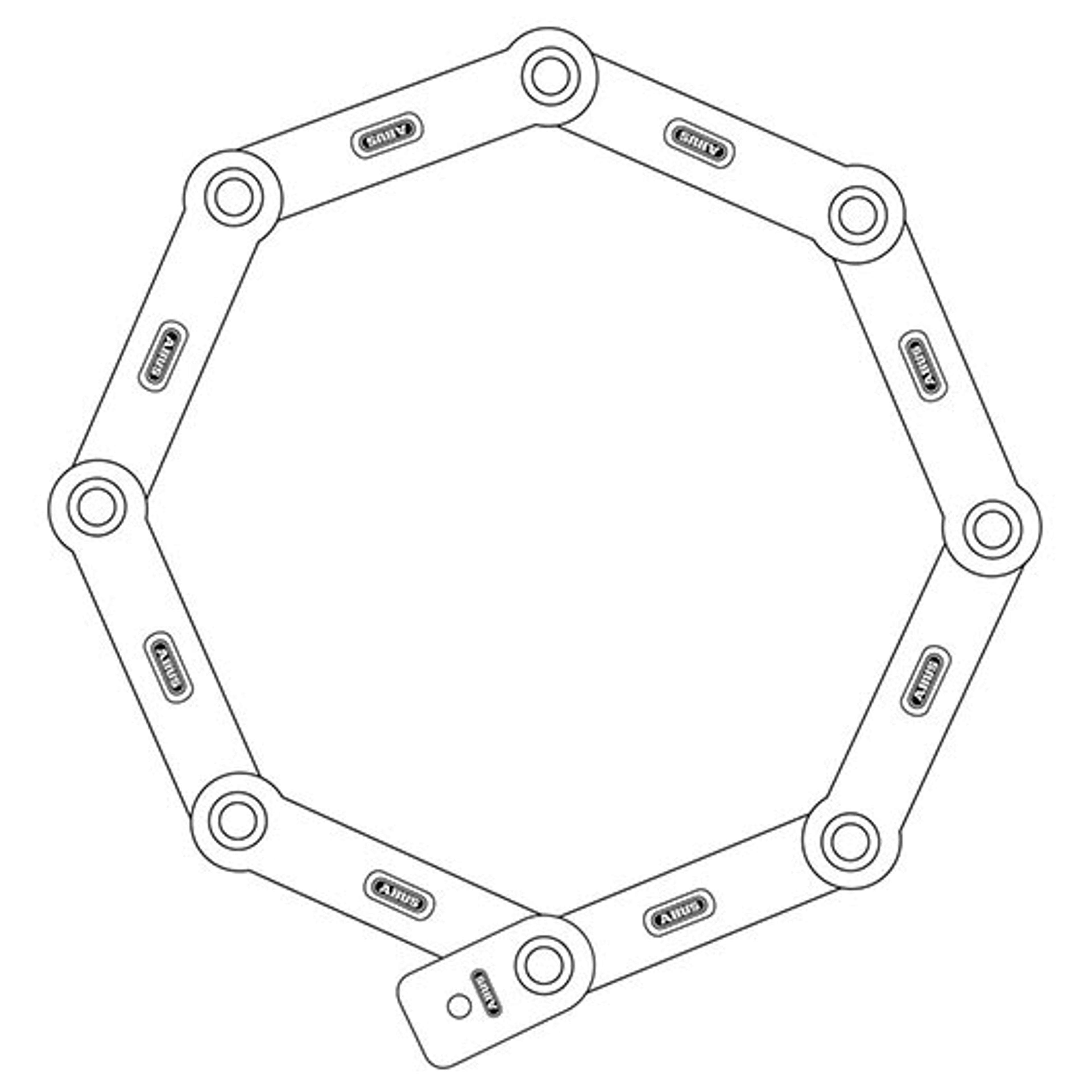 ABUS Bordo Alarm 6000A BIG Faltschloss (schwarz) 4