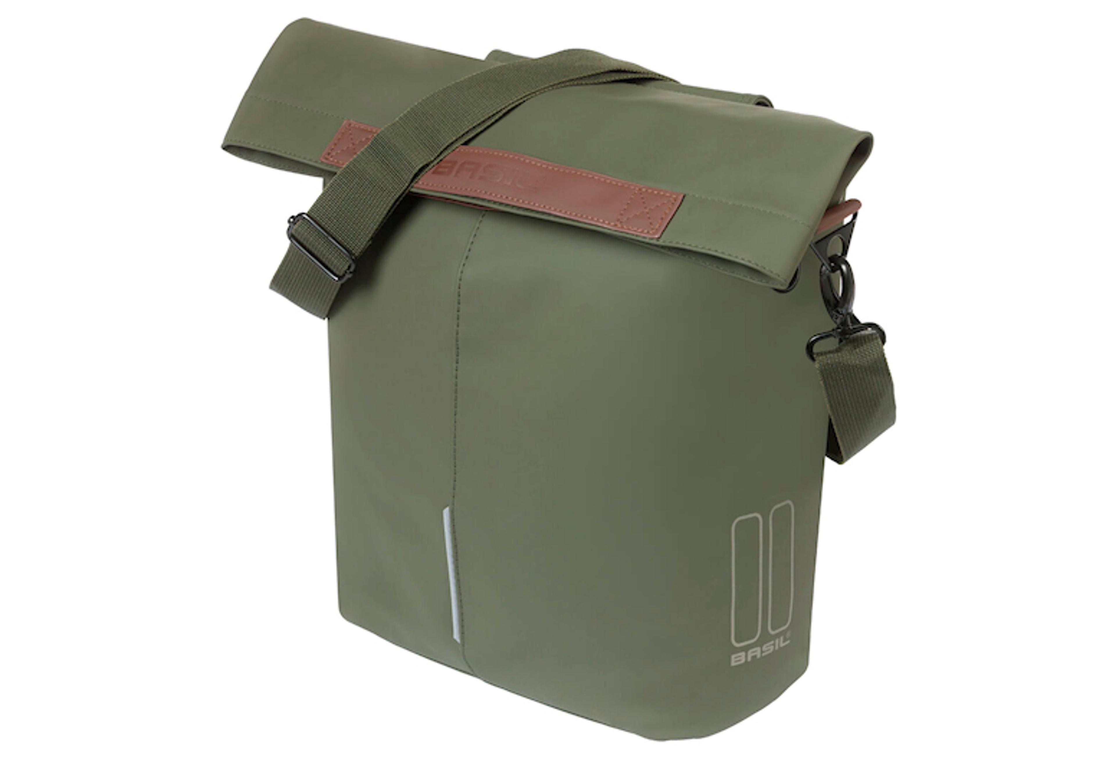 Basil City Shopper Gepäckträgertasche (grün) 1