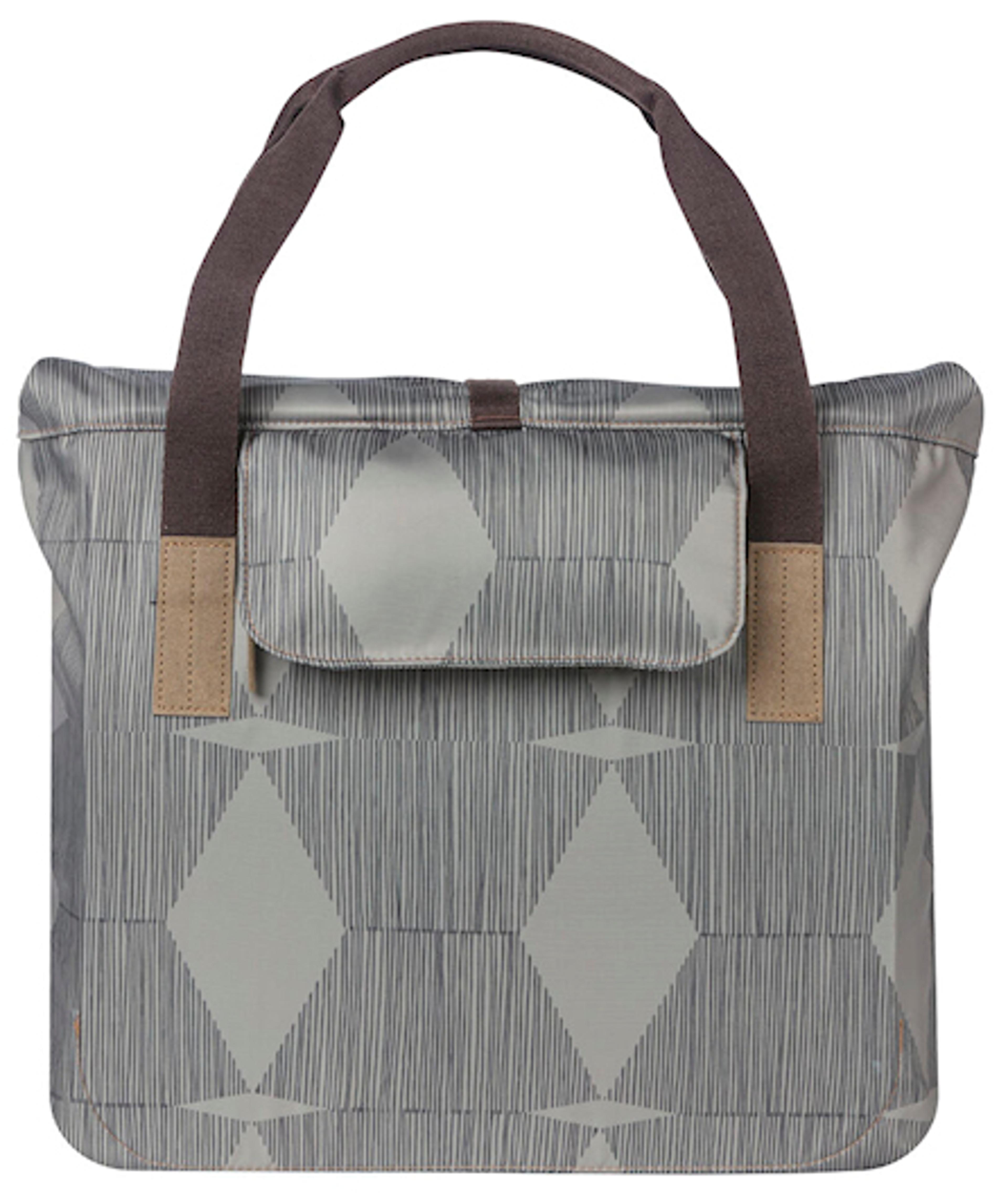 Basil Elegance Shopper Gepäckträgertasche (grau) 2