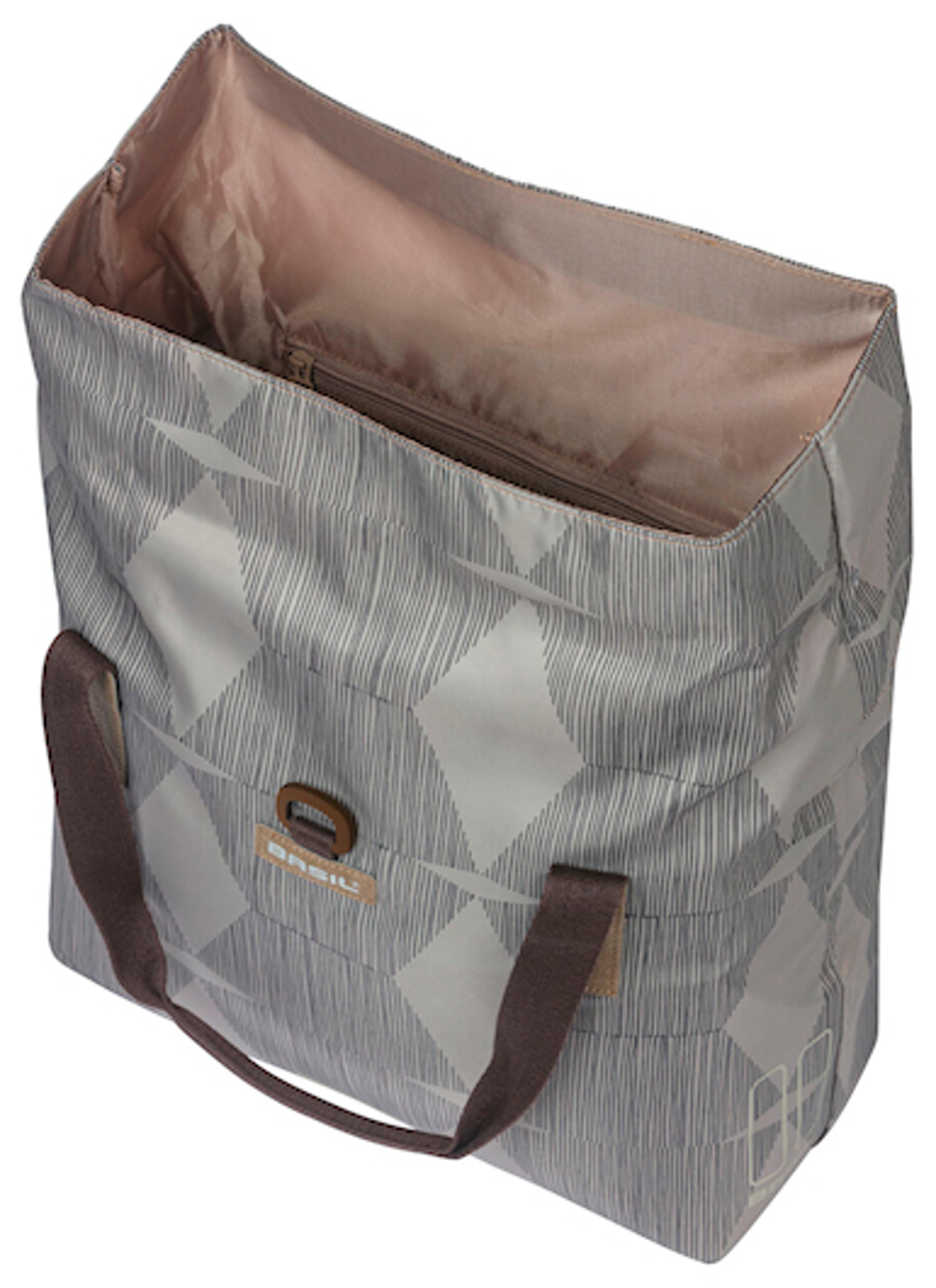 Basil Elegance Shopper Gepäckträgertasche (grau) 5