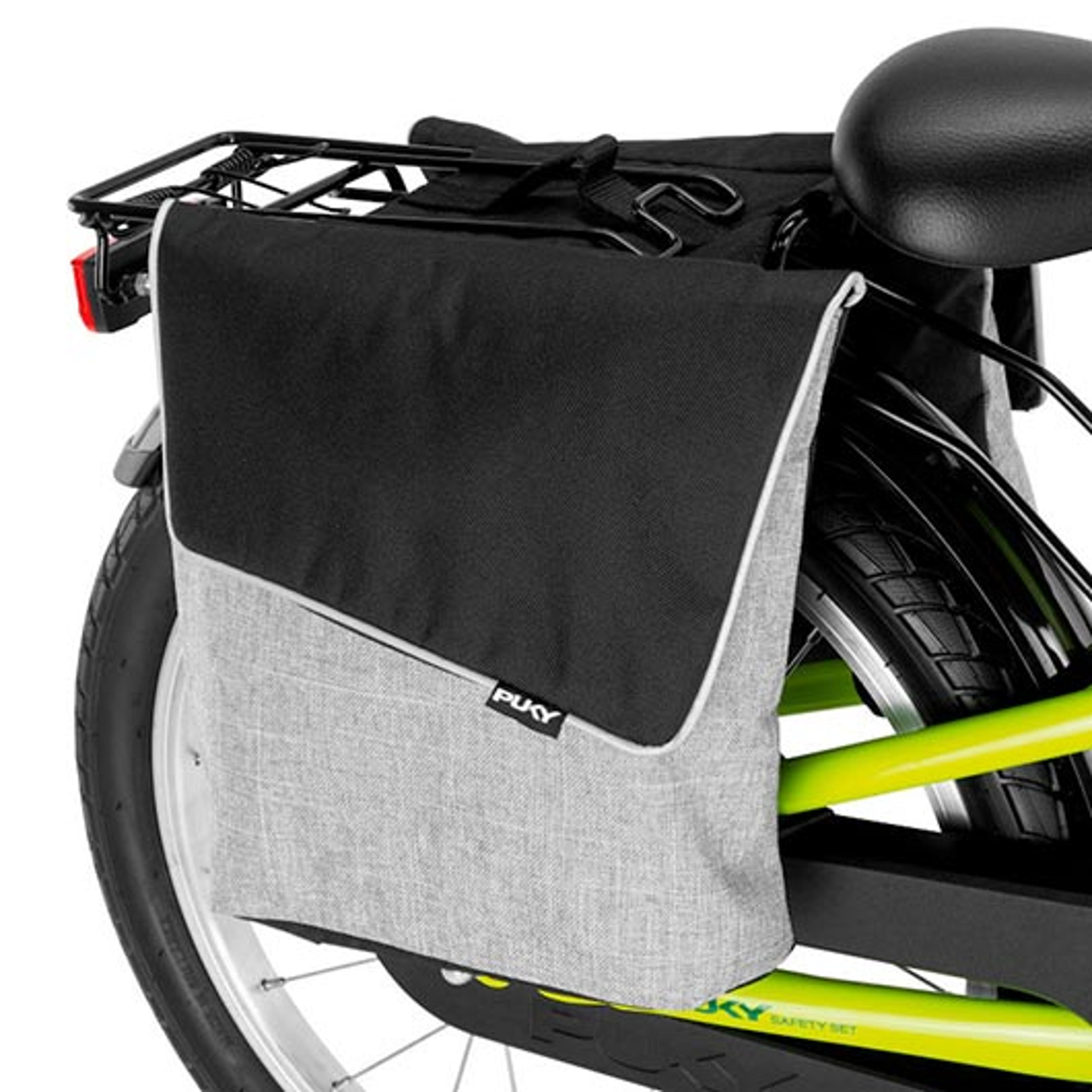 PUKY DT 3 Gepäckträgertasche (grau) 1