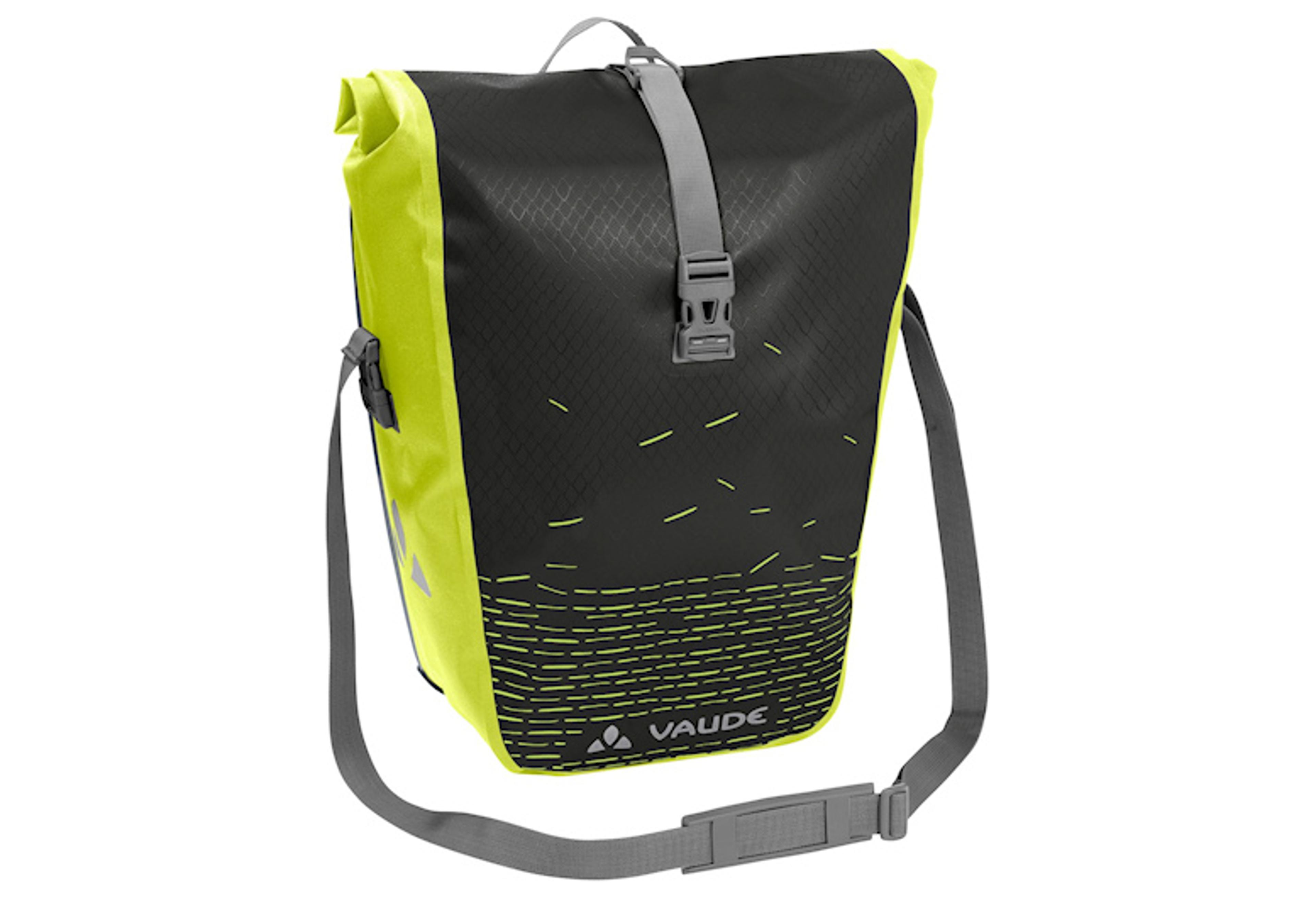 VAUDE Aqua Back Print Gepäckträgertasche (schwarz) 1