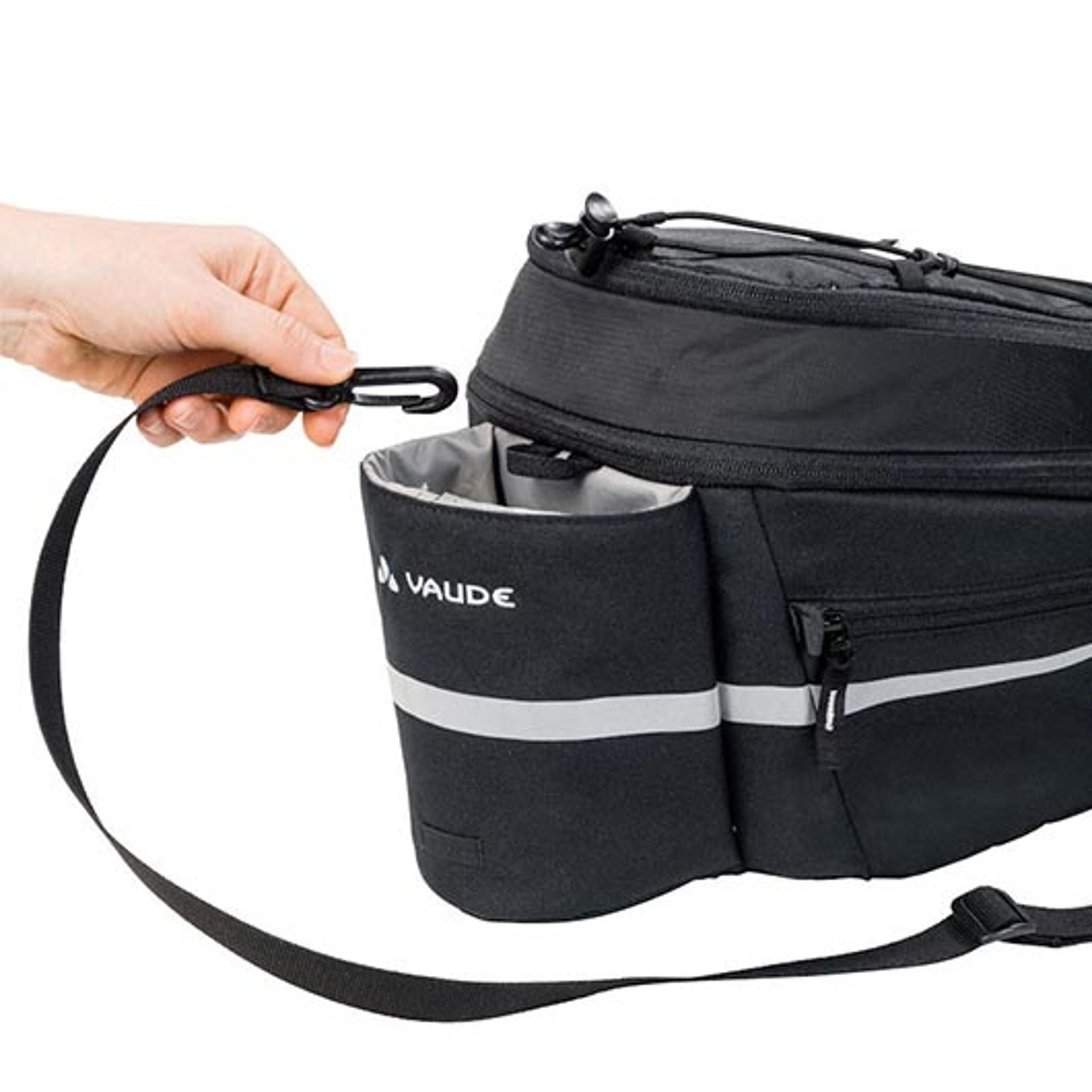 VAUDE Silkroad L (Snap-it / Racktime) Gepäckträgertasche (schwarz) 3