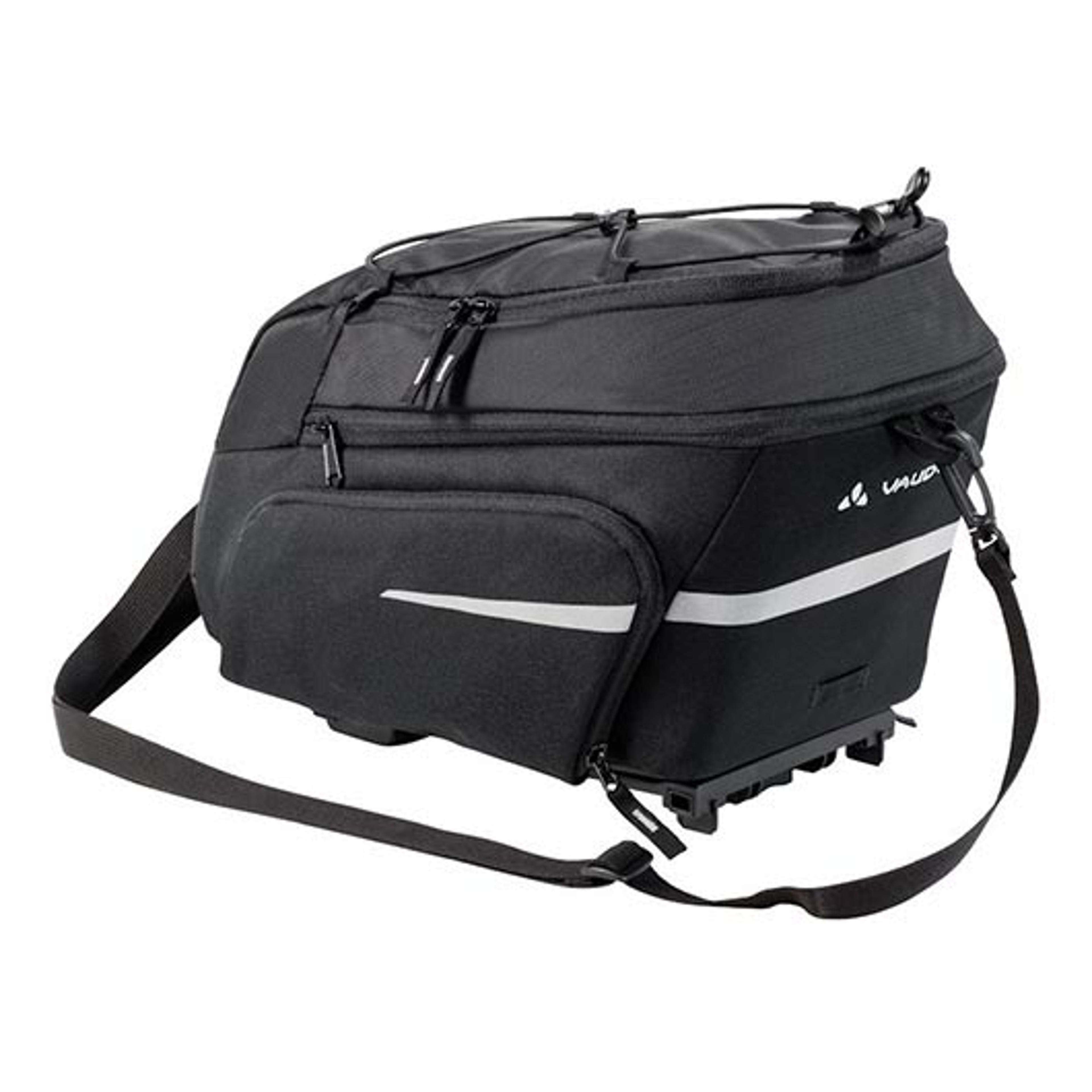 VAUDE Silkroad Plus (Snap-it / Racktime) Gepäckträgertasche (schwarz) 1