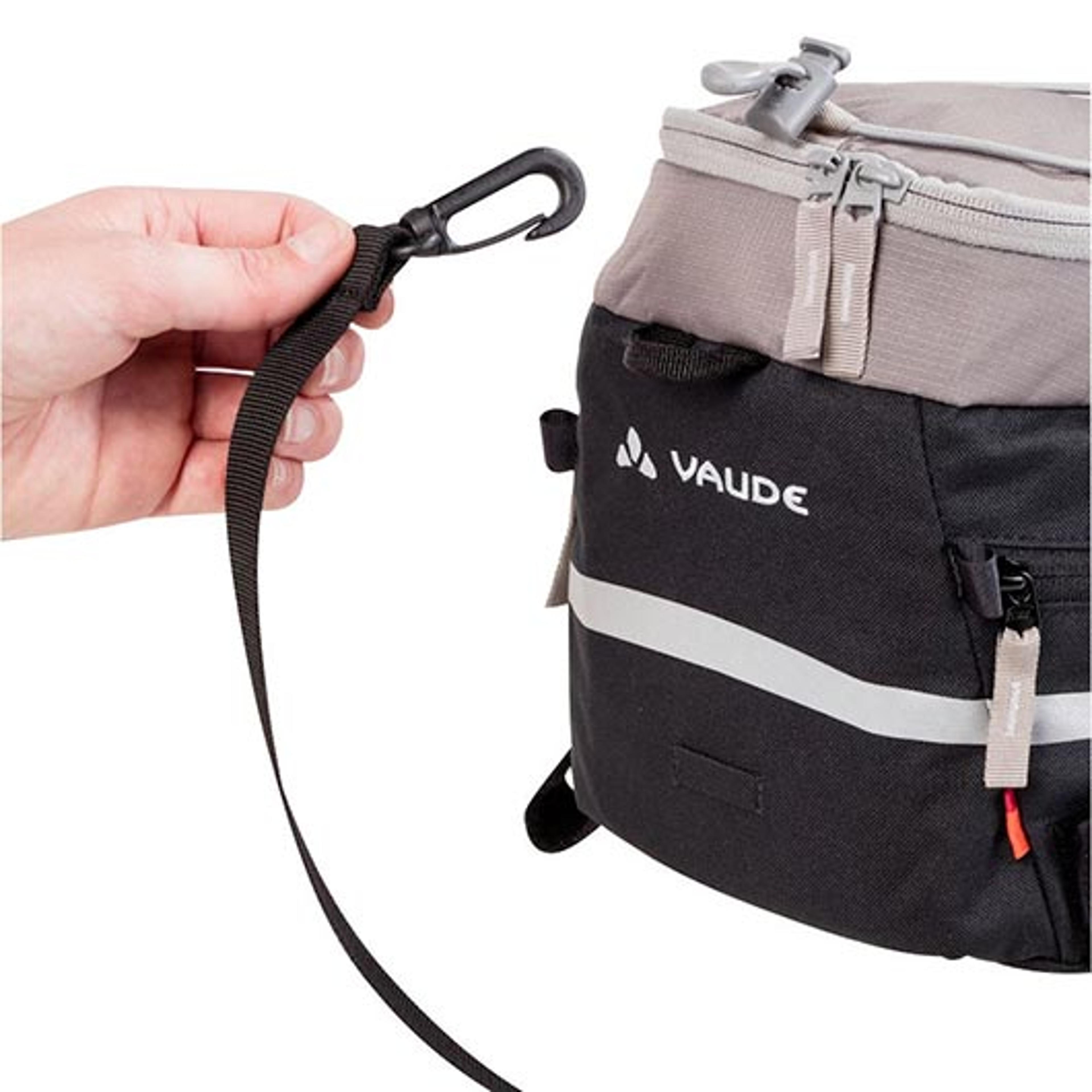 VAUDE Silkroad Plus (Snap-it / Racktime) Gepäckträgertasche (schwarz) 3