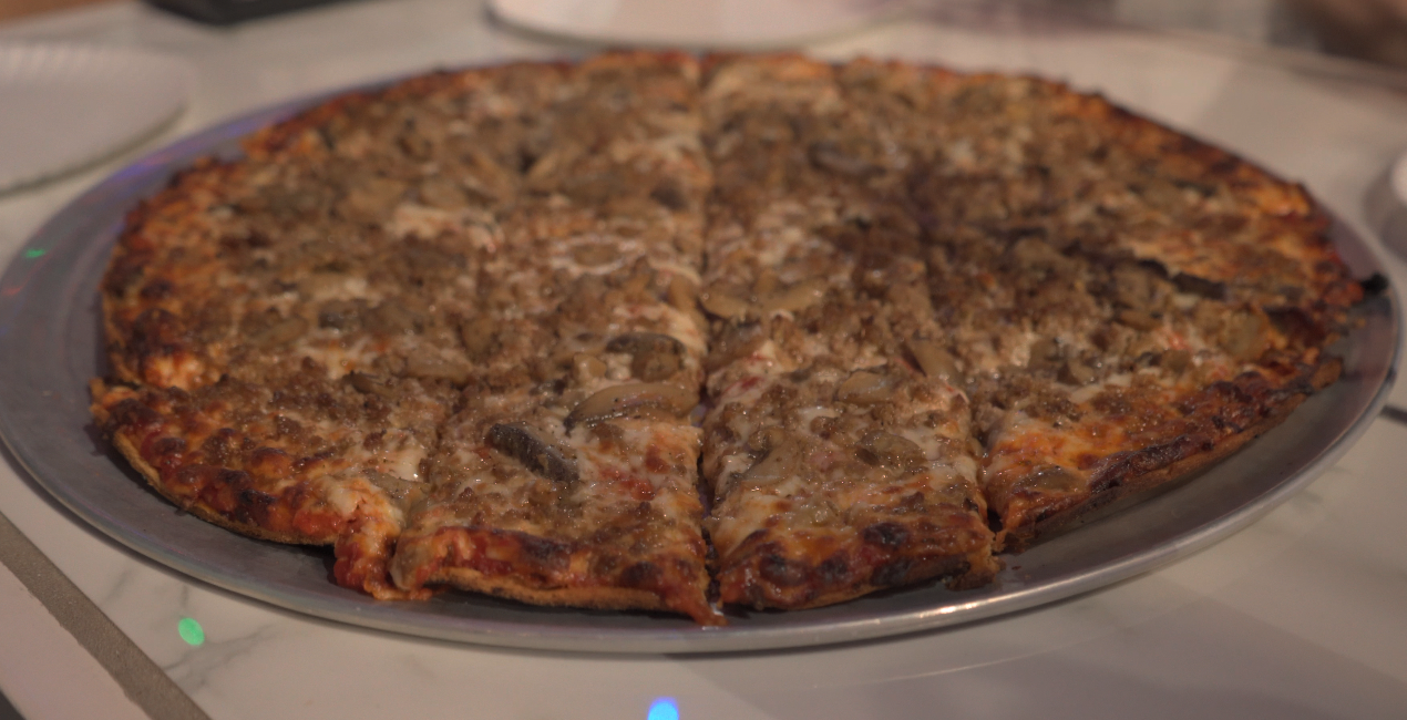 Meat Lovers Thin‑Crust Pizza