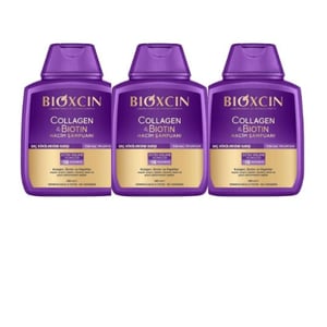Bioxcin Collagen & Biotin Volume Shampoo 3x300ml