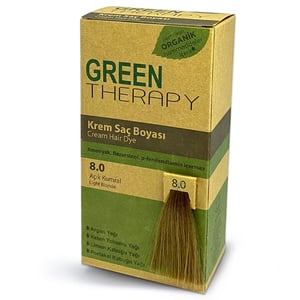Green Therapy Hair Color Cream 8.0 Light Auburn: