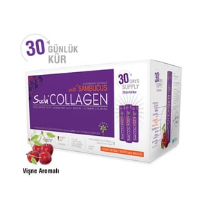 Suda Collagen / سودا كولاجين - مكمل غذائي سودا كولاجين السمبوسك بنكهة الكرز 30x40 مل: