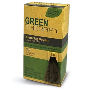 Green Therapy Hair Color Cream 3.0 Dark Brown:
