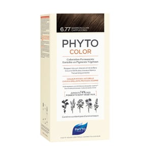 Phyto Phytocolor Herbal Hair Color - 6.77 بني كابتشينو: