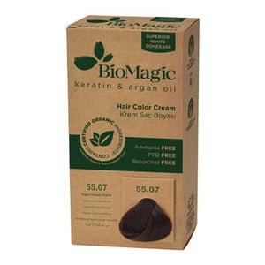Biomagic Hair Color Intense Chocolate Brown No: 55.07: