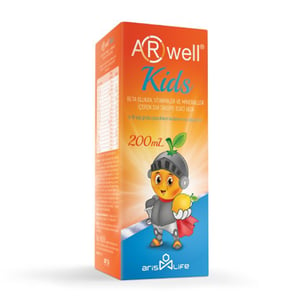 مكمل غذائي للأطفال من أرويل يحتوي على فيتامينات ومعادن بيتا جلوكان 200 مل: