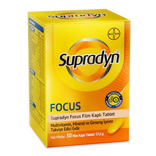 Supradyn Energy Focus 30 Film Coated Tablet: