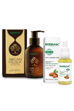 مجموعة Bebak Argan and Sweet Almond Oil