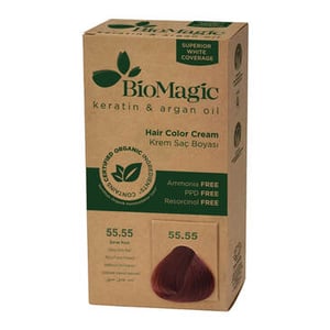 Biomagic Hair Color Wine Red No: 55.55: