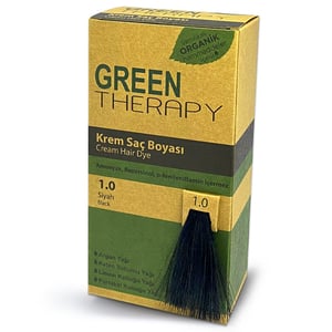 Green Therapy Hair Color Cream 1.0 Black: