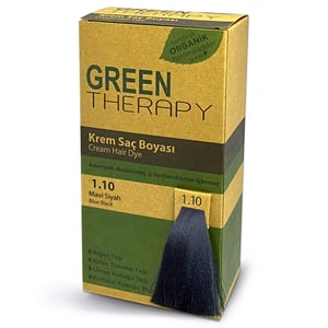 Green Therapy Hair Color Cream 1.10 Blue Black: