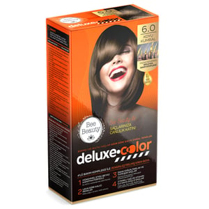 Bee Beauty Deluxe Color Kit Hair Dye 6.0 Dark Auburn