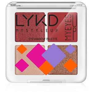 LYKD 4 Piece Eyeshadow Palette 535 Rosy Glamor: