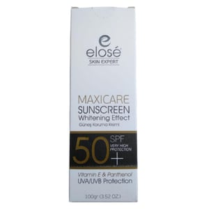 Elose Skin Expert Whitening Effect Anti-Spot Sun Protection Cream Spf 50+ 100gr