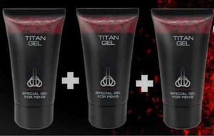 Titan Special Caring Gel for Men 3x50 ml