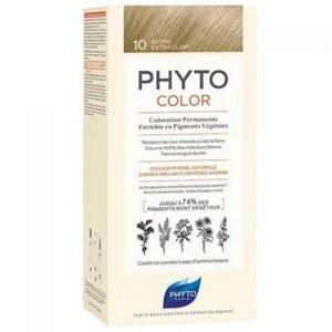 Phyto Phytocolor Herbal Hair Color 10 - تركيبة جديدة أشقر فاتح جدًا: