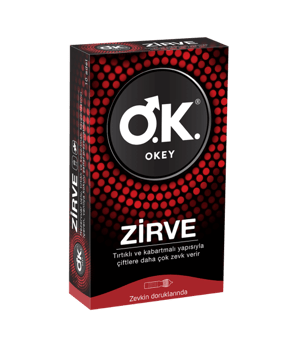 OKEY Zirve gives more pleasure to its partners. The choice of those who want to reach the heights of pleasure.Product Features Embossed Serrated Flavored