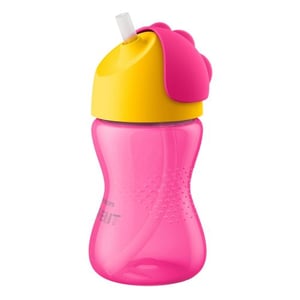Avent Glass with Straw 12+ Months 300 ml - Pink