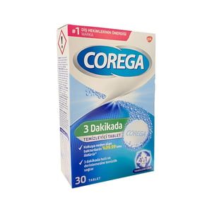 Corega Denture Cleaner Tablet (30 Tablets)