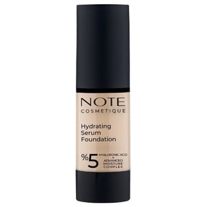 • Hydrating Serum Foundation offers medium to full coverage with a flawless satiny finish that instantly evens skin tone without giving a mask-like effect.
