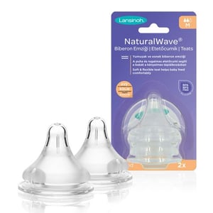 Lansinoh Natural Wave Bottle Teat - Medium Flow