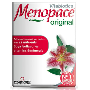 Vitabiotics Menopace Original Food Supplement 30 Tablets: